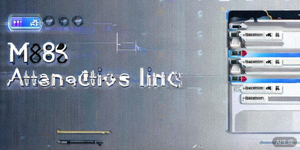 Ilustrasi langkah memilih link alternatif M88 dari daftar yang tersedia