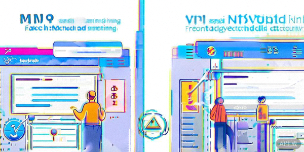 Ilustrasi perbandingan akses M88 dengan VPN versus tanpa VPN menggunakan link alternatif