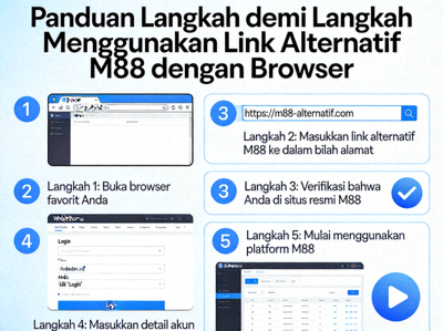 Panduan langkah demi langkah menggunakan link alternatif M88 dengan browser